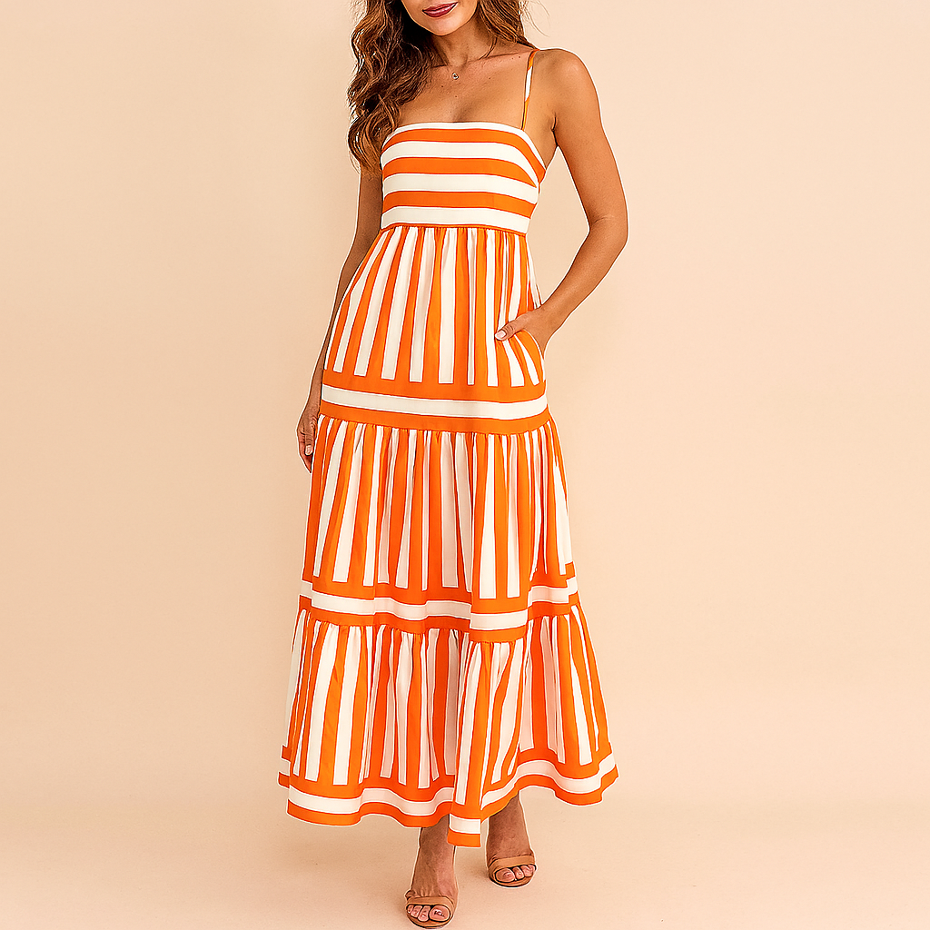 NOLVA Robe d’été rayée