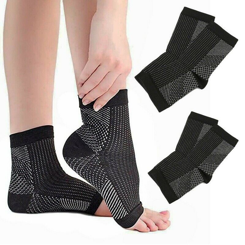 Nolva Arch Support Compression Socks - closeup knit