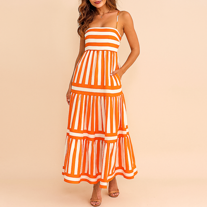 NOLVA Robe d’été rayée